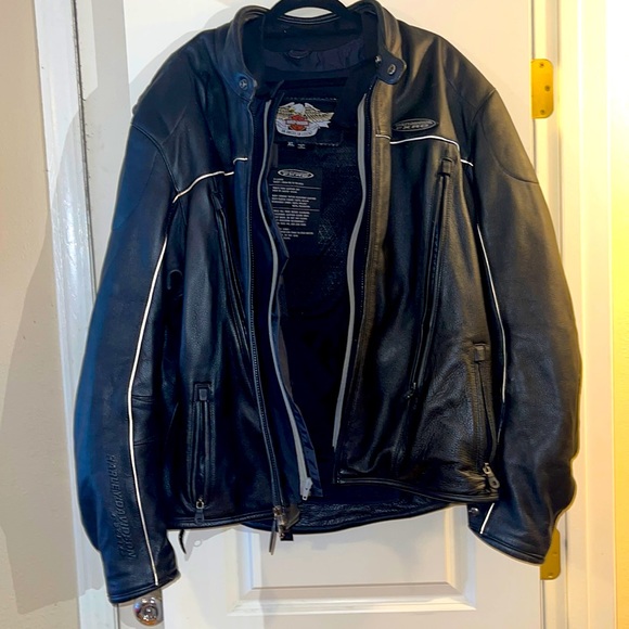 Harley-Davidson FXRG 2 In 1 Motorcycle Jacket Armored Men's XL 98518-05VM